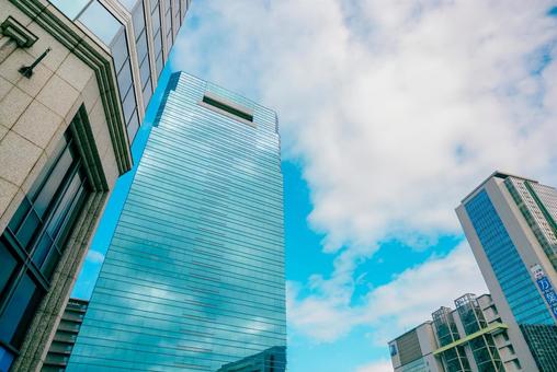 【兵庫】神戸駅の周辺 兵庫,神戸,駅前の写真素材
