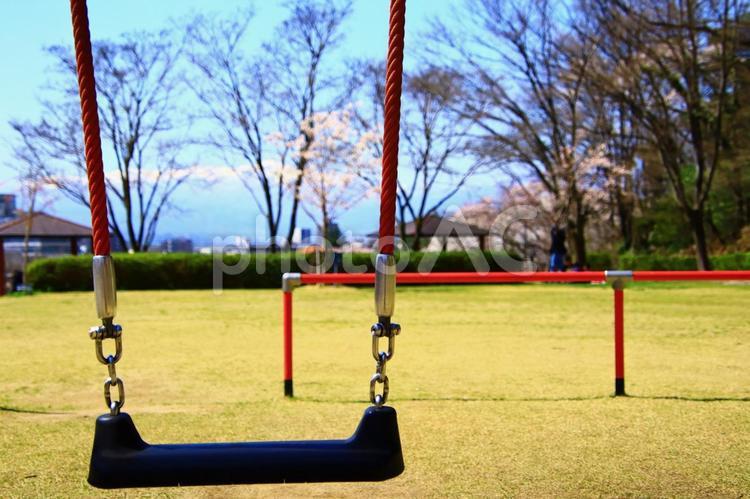 春の公園のイメージ 公園,春,自然の写真素材