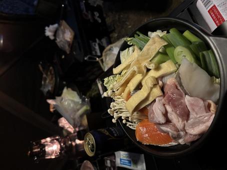 キャンプ飯 キャンプ,キャンプ飯,旅の写真素材