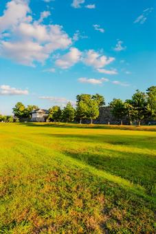 【佐賀】佐賀城跡の周辺 佐賀,風景,sagaの写真素材