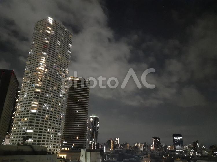 都会　高所より　中野区　そびえるタワマン タワーマンション,タワマン,高層の写真素材