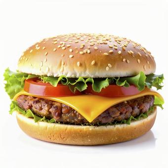 ハンバーガー　AI生成画像 の写真