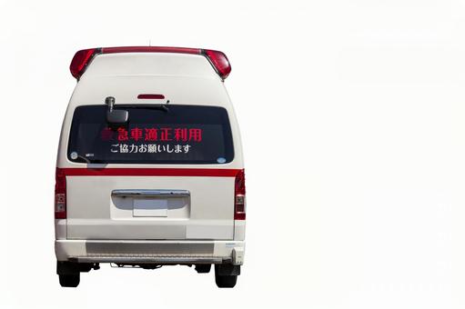 救急車5（背景白） 救急車,救急,医療の写真素材