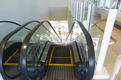 エスカレーター エスカレーター,階段,のぼるの写真素材