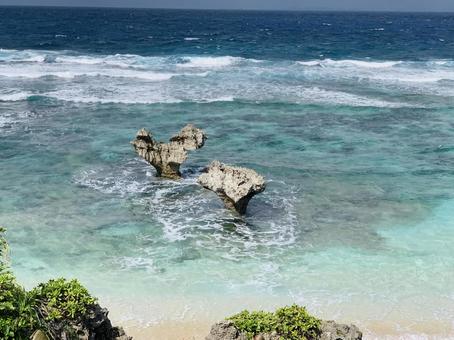 恋のパワースポット 海,空,海と空の写真素材