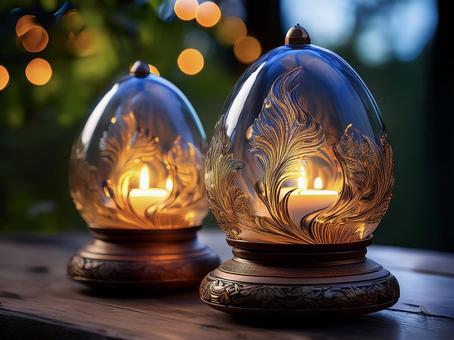 かわいいランプ_AS000005の写真