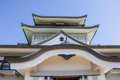 小牧城 小牧城 小牧山城,小牧城,小牧市歴史館の写真素材