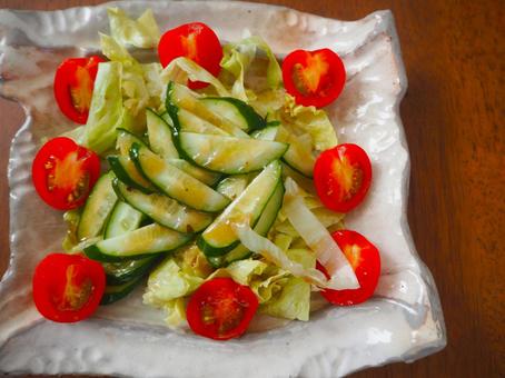 野菜サラダ サラダ,ダイエットレシピ,副菜の写真素材