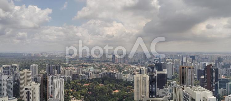 シンガポールの街並 シンガポール,外国,東南アジアの写真素材