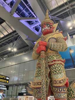 タイのスワンナプーム国際空港 タイのスワンナプーム国際空港 スワンナプーム国際空港,タイ,空港の写真素材