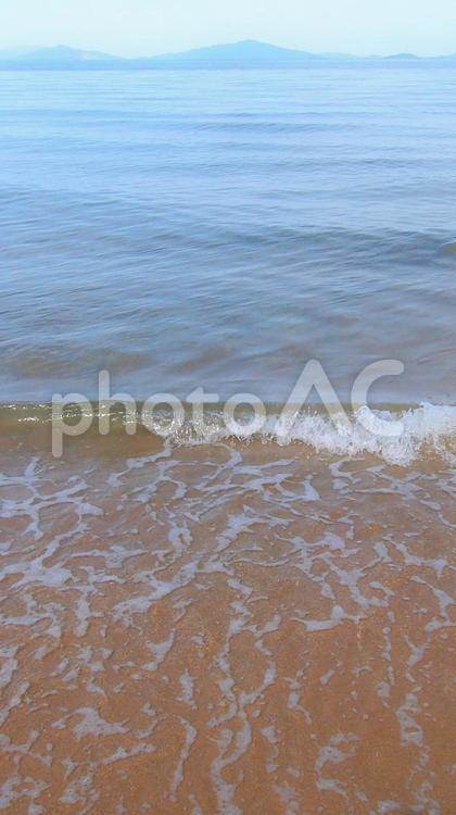 夏到来！海開き直前の波打ち際 ビーチ,波,海の写真素材
