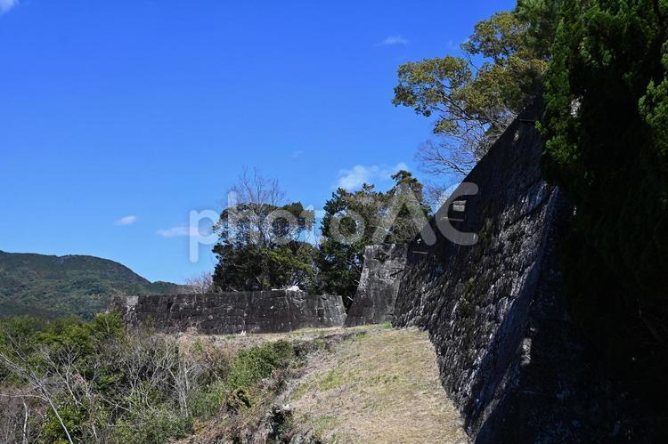 新宮城跡　丹鶴城跡　新宮市 和歌山県新宮市,熊野川河口,丹鶴山の写真素材