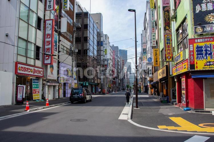 神田の街並み 神田の街並み,神田,神田駅西口の写真素材