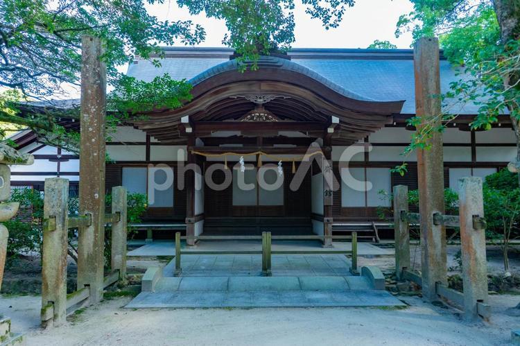大山祇神社の斎館 大山祇神社,大三島,愛媛の写真素材