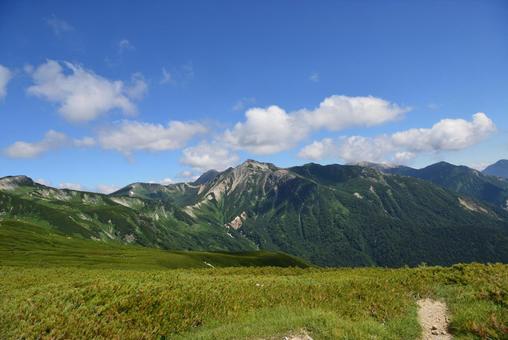 北アルプスの景色 北アルプスの景色の写真