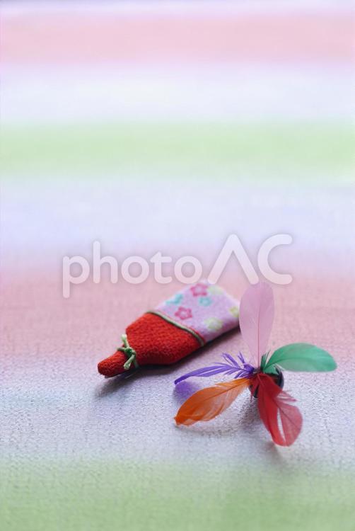 羽子板と羽根 羽子板,お正月,正月の写真素材