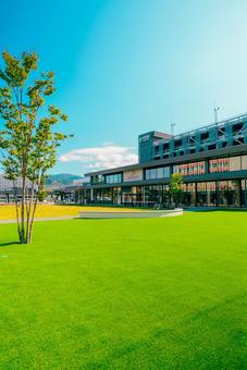【福井】敦賀駅周辺のちえなみき広場 敦賀駅,ちえなみき,広場の写真素材