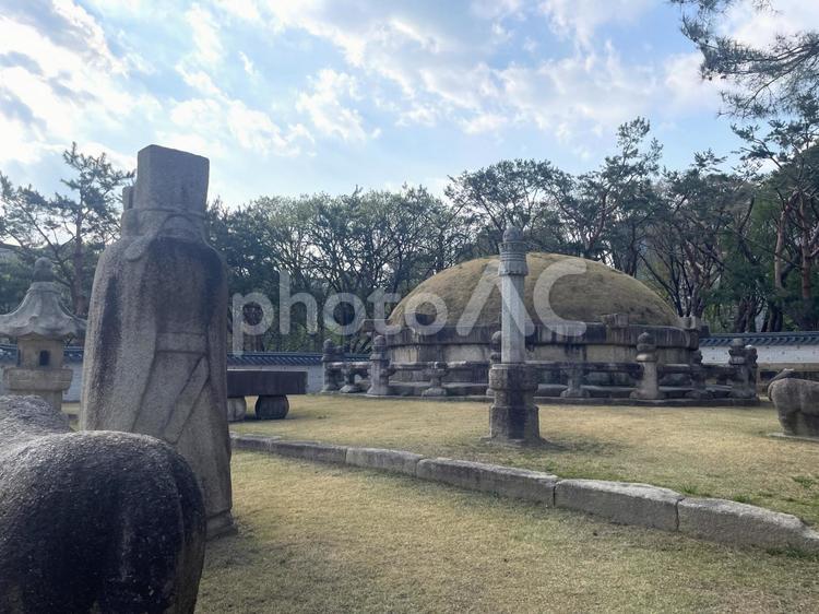 宣陵 ソウル,韓国,宣陵の写真素材