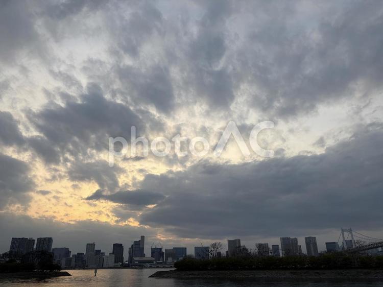 夕暮れ 夕焼け,自然,夕焼け空の写真素材
