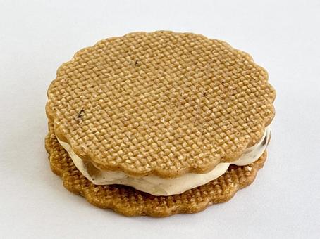 栗のバターサンド バターサンド,栗,マロンの写真素材