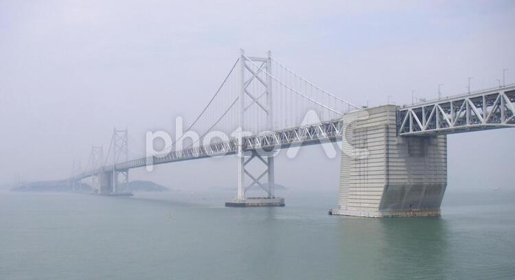 明石海峡大橋、アンカレイジ 明石海峡大橋,アンカレイジ,橋の写真素材