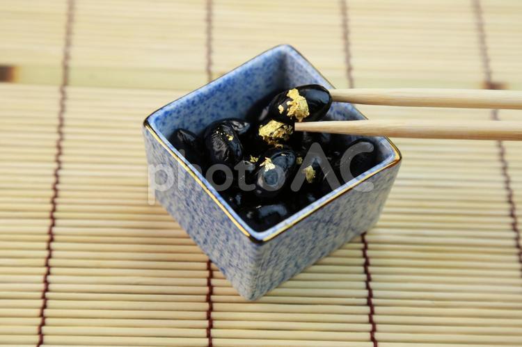黒豆 黒豆,煮豆,黒大豆の写真素材