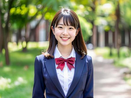女子高校生 AI生成画像 女子高校生 AI生成画像 の写真