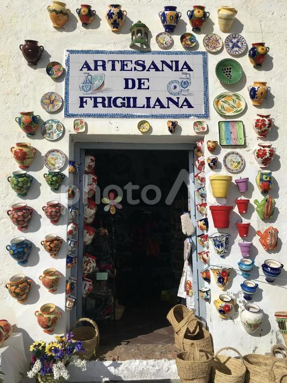 スペイン、フリヒリアナの美しい陶器 海外,欧州,ヨーロッパの写真素材