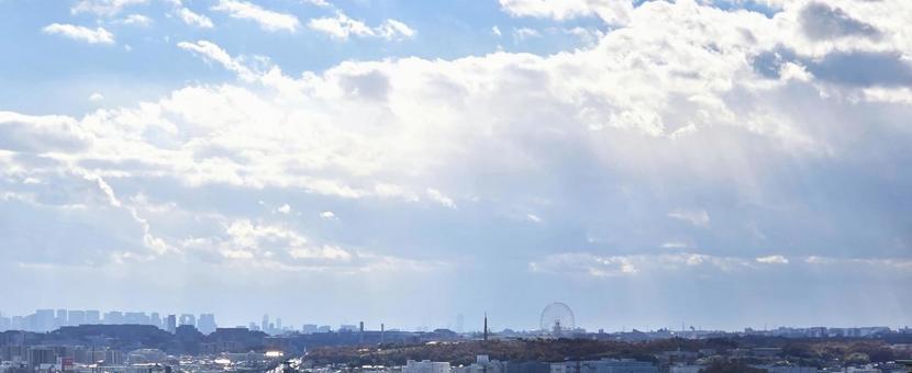 大阪方面の遠景 大阪方面の遠景の写真