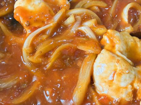 鶏肉のトマト煮 鶏肉のトマト煮の写真