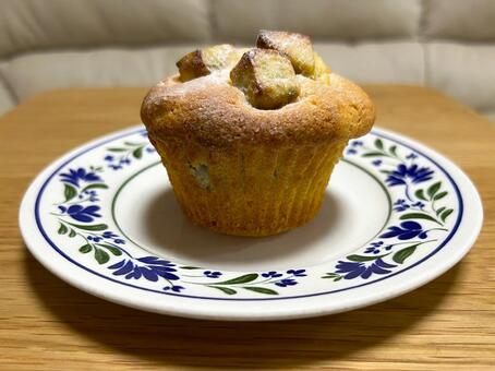 さつまいものマフィン マフィン,さつまいも,手作りの写真素材