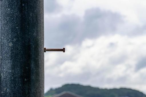 Photo, telegraph pole, electrical, energy, 