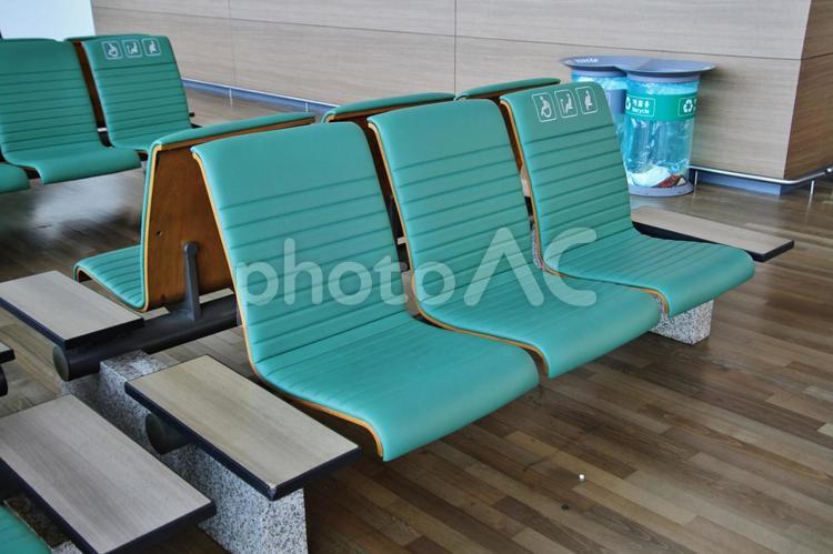 仁川国際空港の座席（ソウル） 仁川,インチョン,仁川国際空港の写真素材