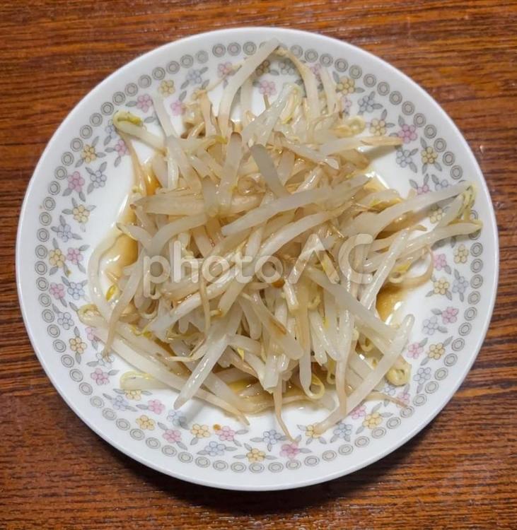 R7.2.11　もやしのレンチンニラ醬油 もやし,レンチン,もやしレンチンの写真素材