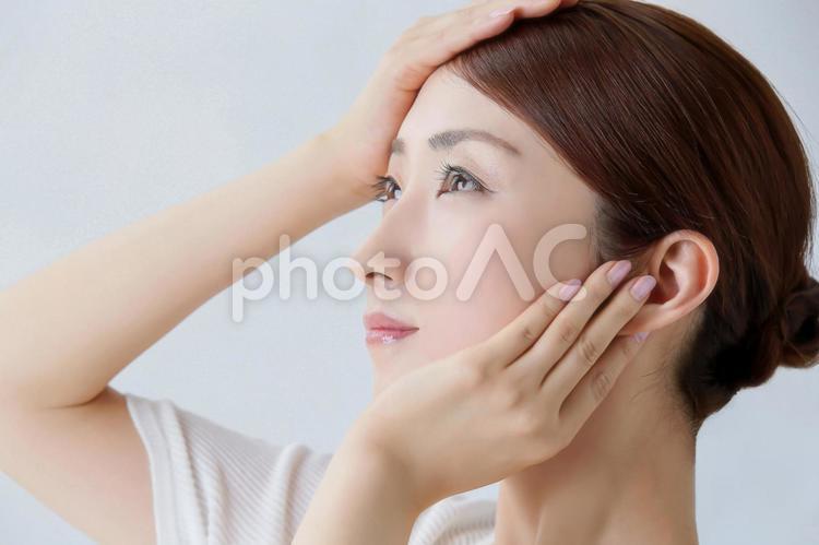 美容のイメージ スキンケア,エステ,化粧水の写真素材