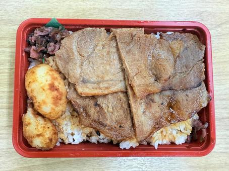 バーベキュー弁当(バー弁) バーベキュー弁当(バー弁) バーベキュー弁当,バー弁,千葉の写真素材