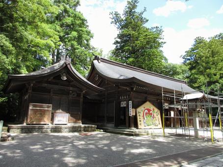 富山県-雄山神社-前立社壇-拝殿 富山県-雄山神社-前立社壇-拝殿 雄山神社,前立社壇,越中国の写真素材