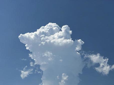 Photo, blue sky, sky, blue, 