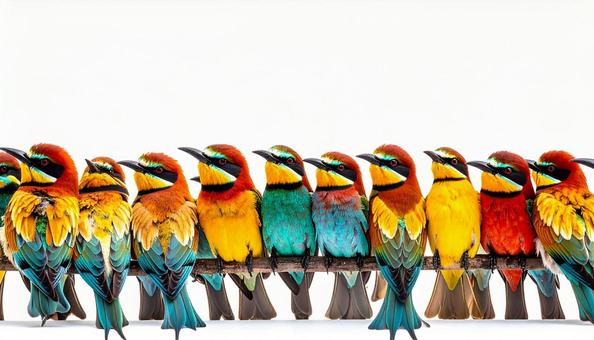 カラフル、極彩色の鳥の写真 カラフル、極彩色の鳥の写真の写真