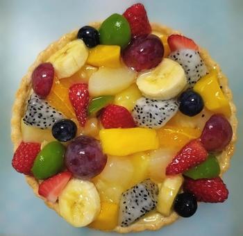 フルーツタルトケーキ フルーツタルトケーキの写真