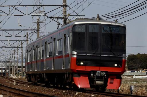 名古屋鉄道 3300系 3150F 名鉄,名古屋鉄道,名古屋線の写真素材