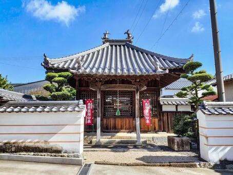 旧東海道「関宿」の清浄山福蔵寺　薬師堂 関宿,福蔵寺,清浄山の写真素材