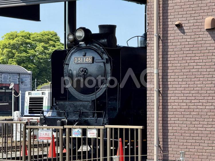 力強い蒸気機関車の姿 蒸気機関車,鉄道,歴史の写真素材