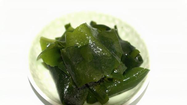 水で戻したワカメ 水で戻したワカメ ワカメ,わかめ,海藻の写真素材