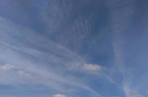 青空と雲 青空と雲の写真