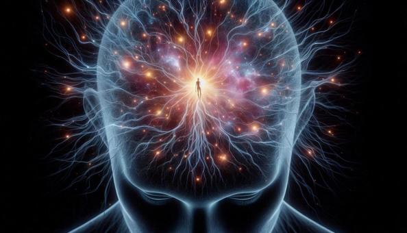 脳神経ネットワークのシナプスの写真