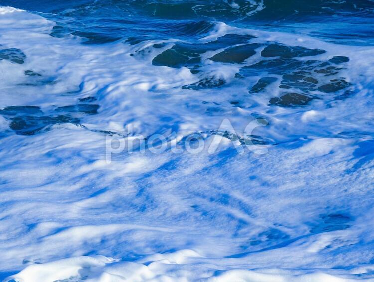引き潮の波　海の風景 水平線,海,大海原の写真素材