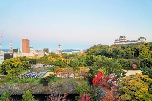 和歌山城と和歌山市街地 和歌山城と和歌山市街地の写真