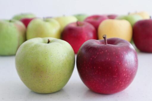 鮮やかなりんご 林檎,果物,アップルの写真素材