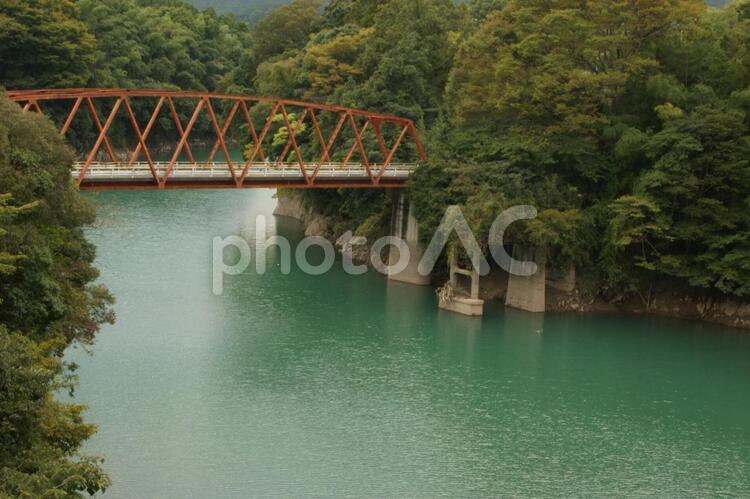 宮川の橋２ 宮川,川,三重の写真素材